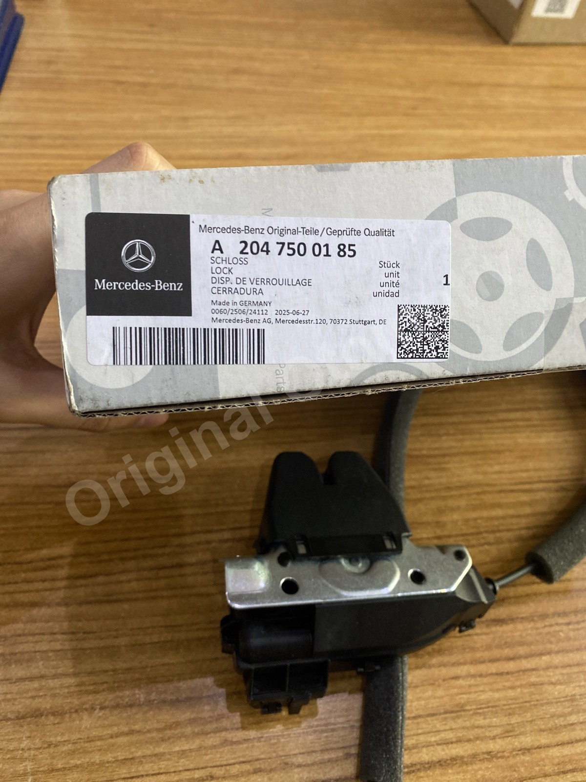 MERCEDES W204 BAGAJ KİLİDİ A2047500185 C180 C200 C220